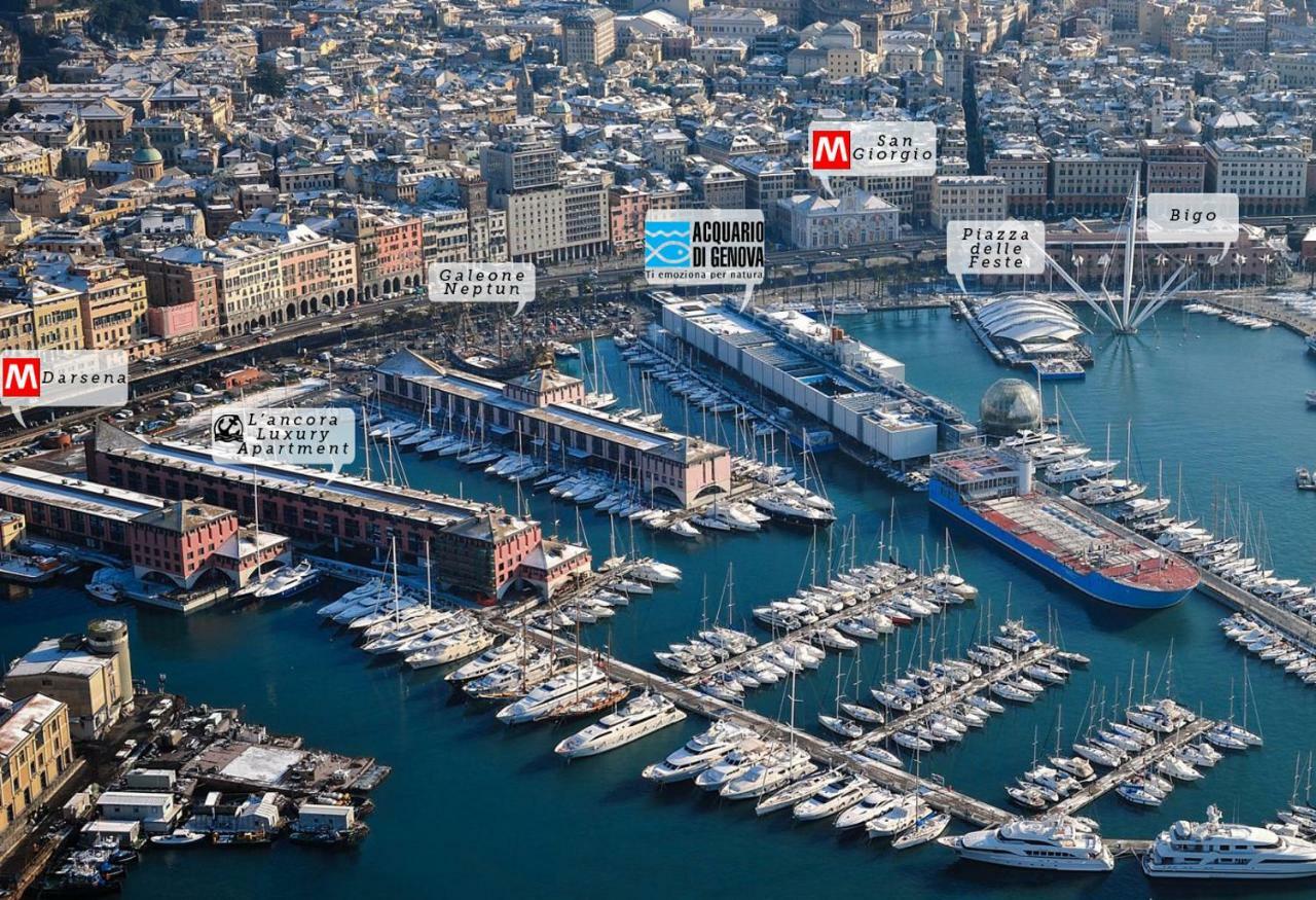 L'Ancora Luxury Apartment Genua Exterior foto